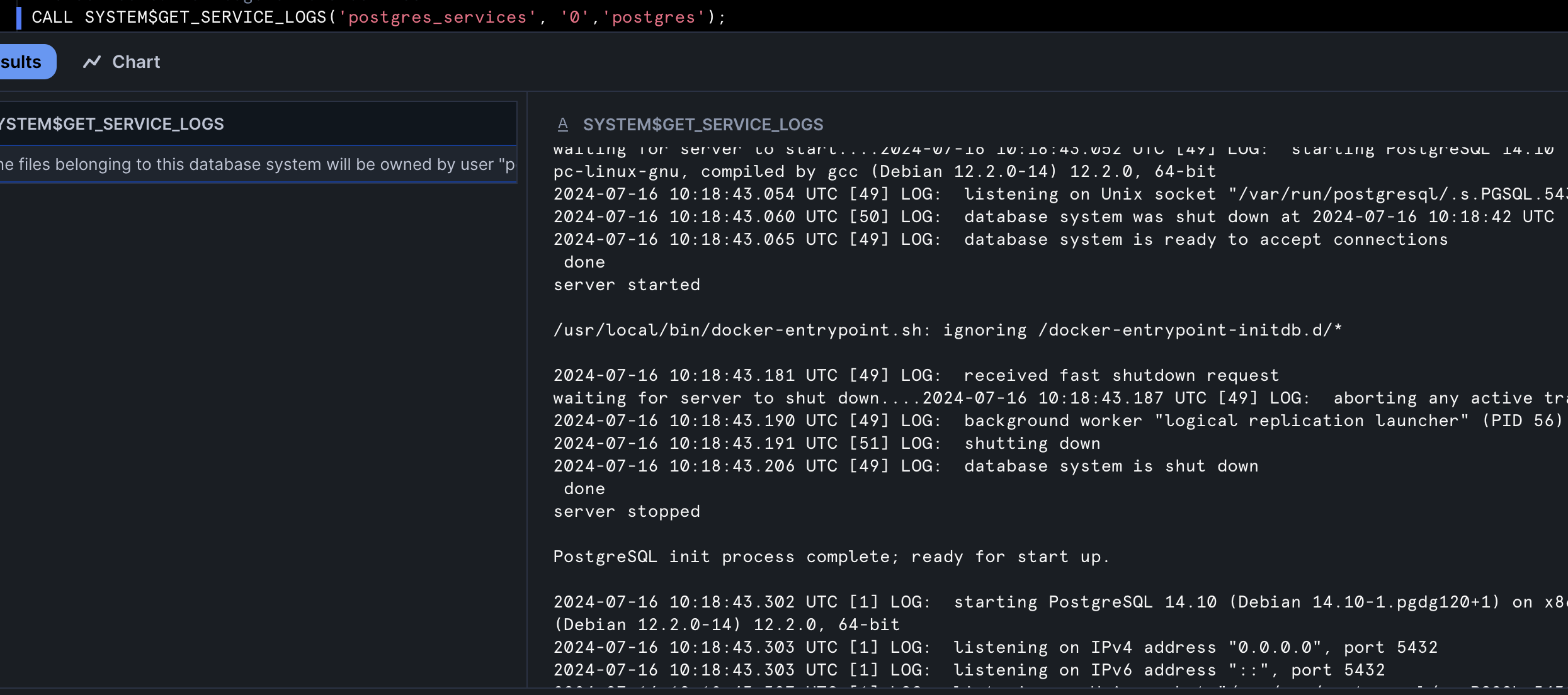 Postgres Log