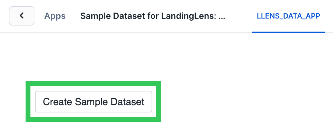 Create the database