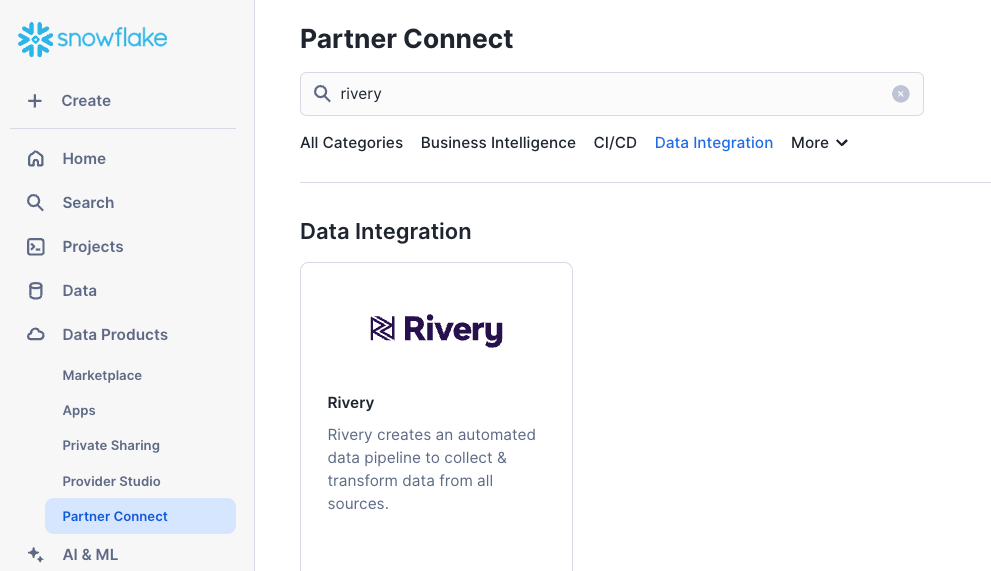 Set up a Rivery account
