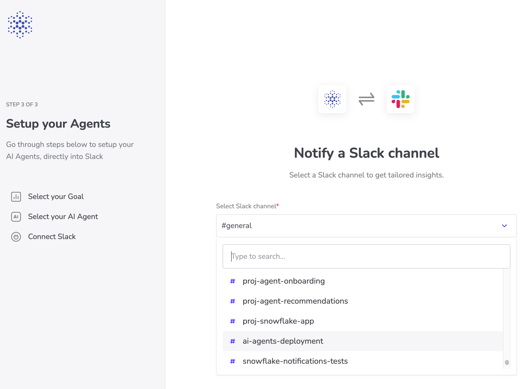 Connect to Slack