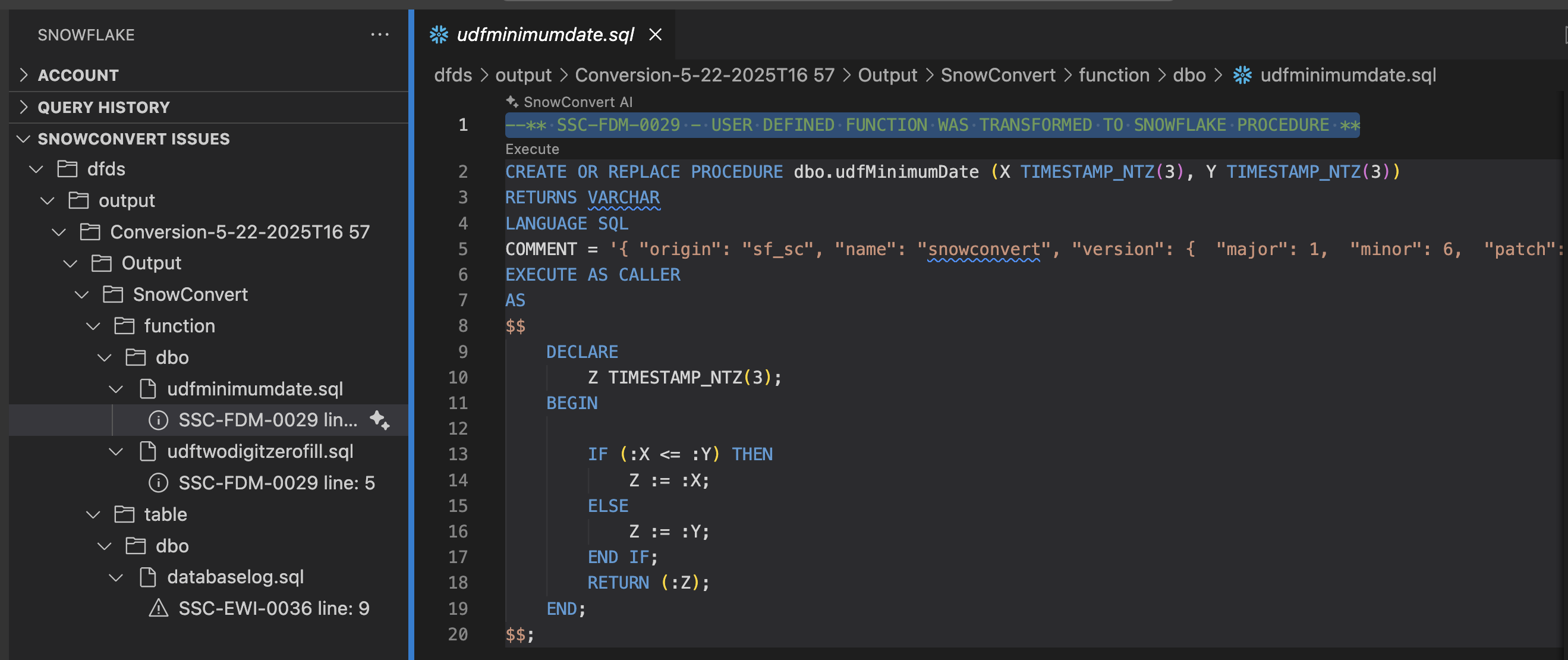 issuesCode