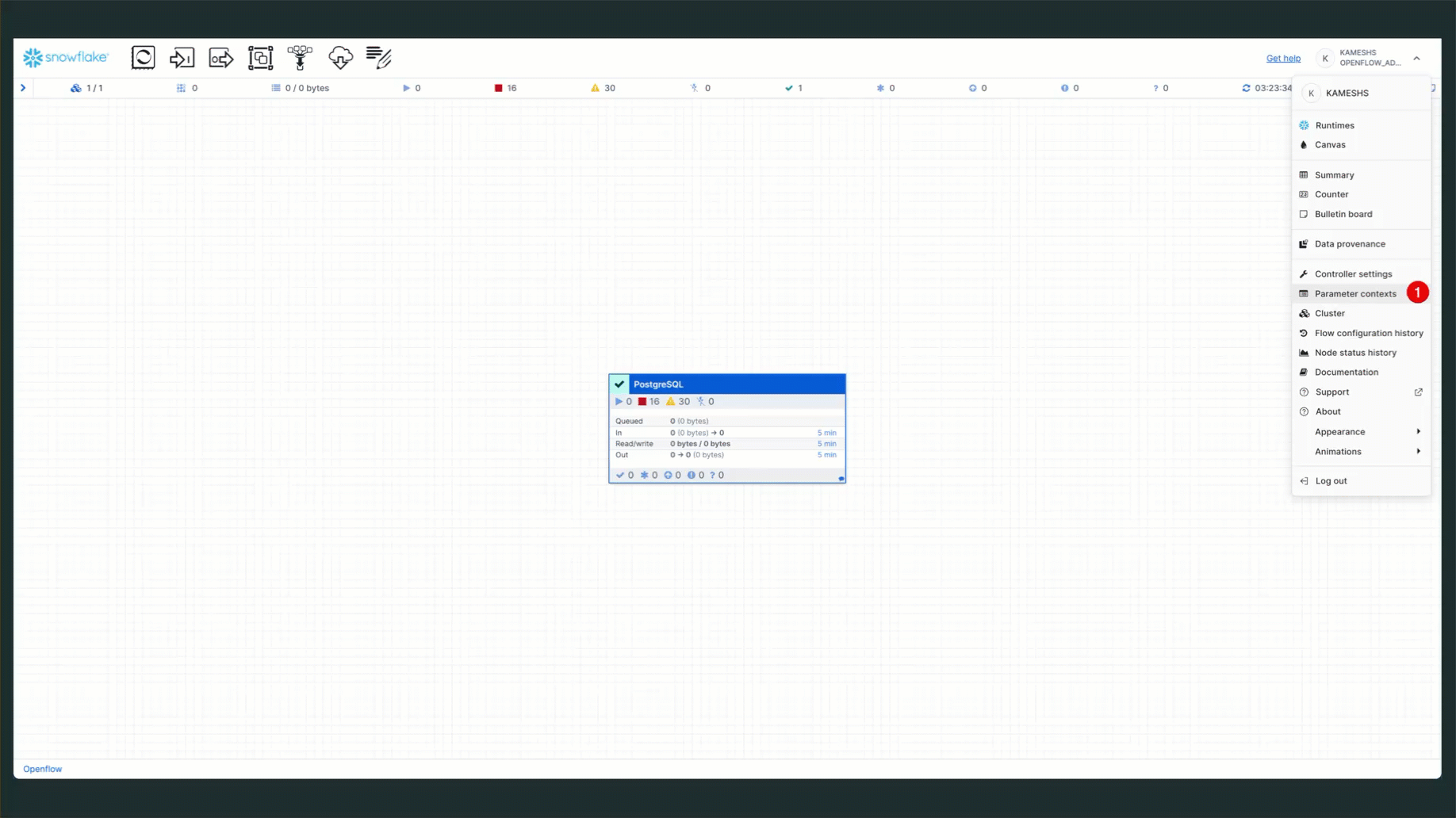 Access Parameter Contexts