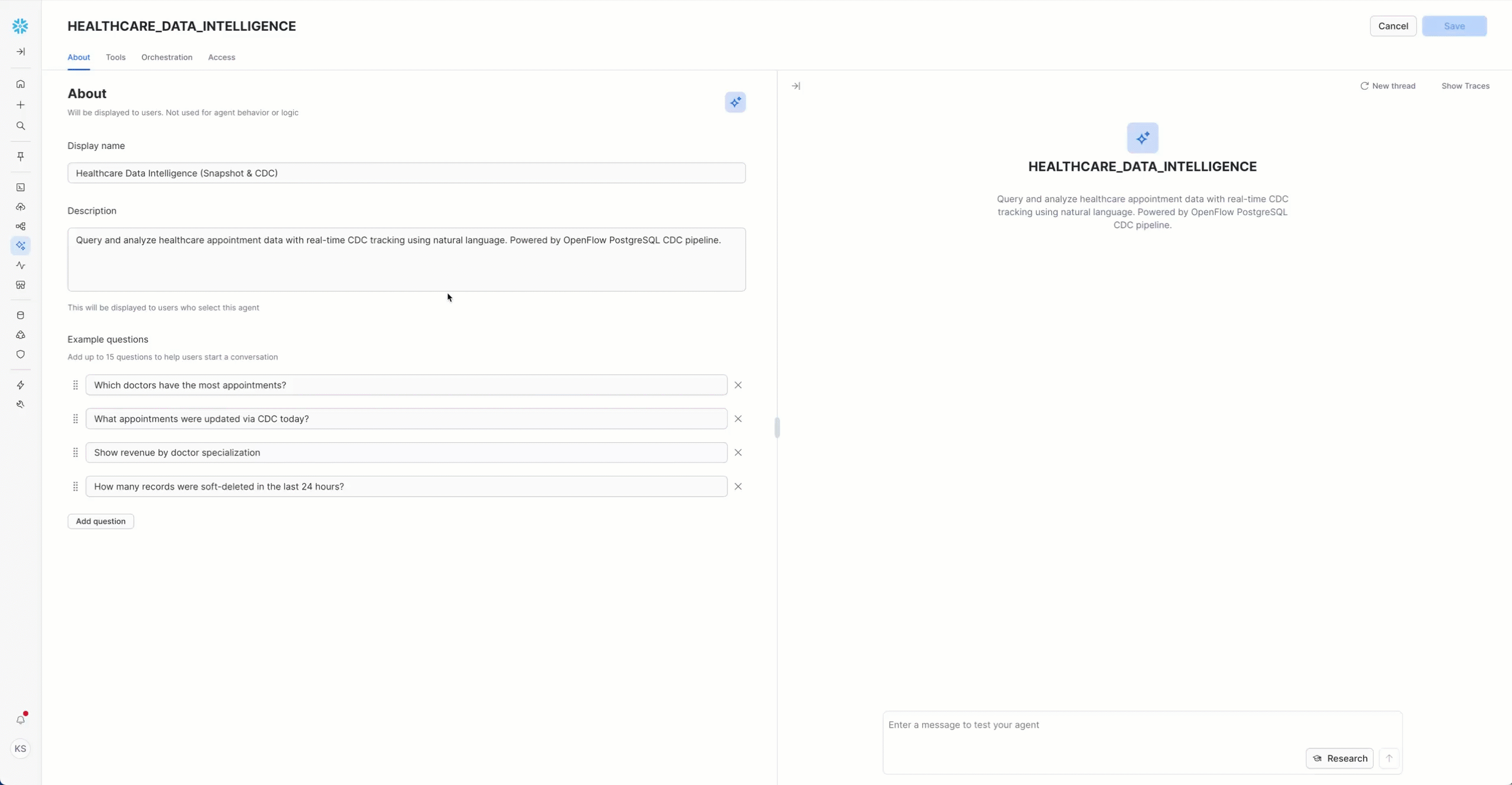 Agent Tools Configuration