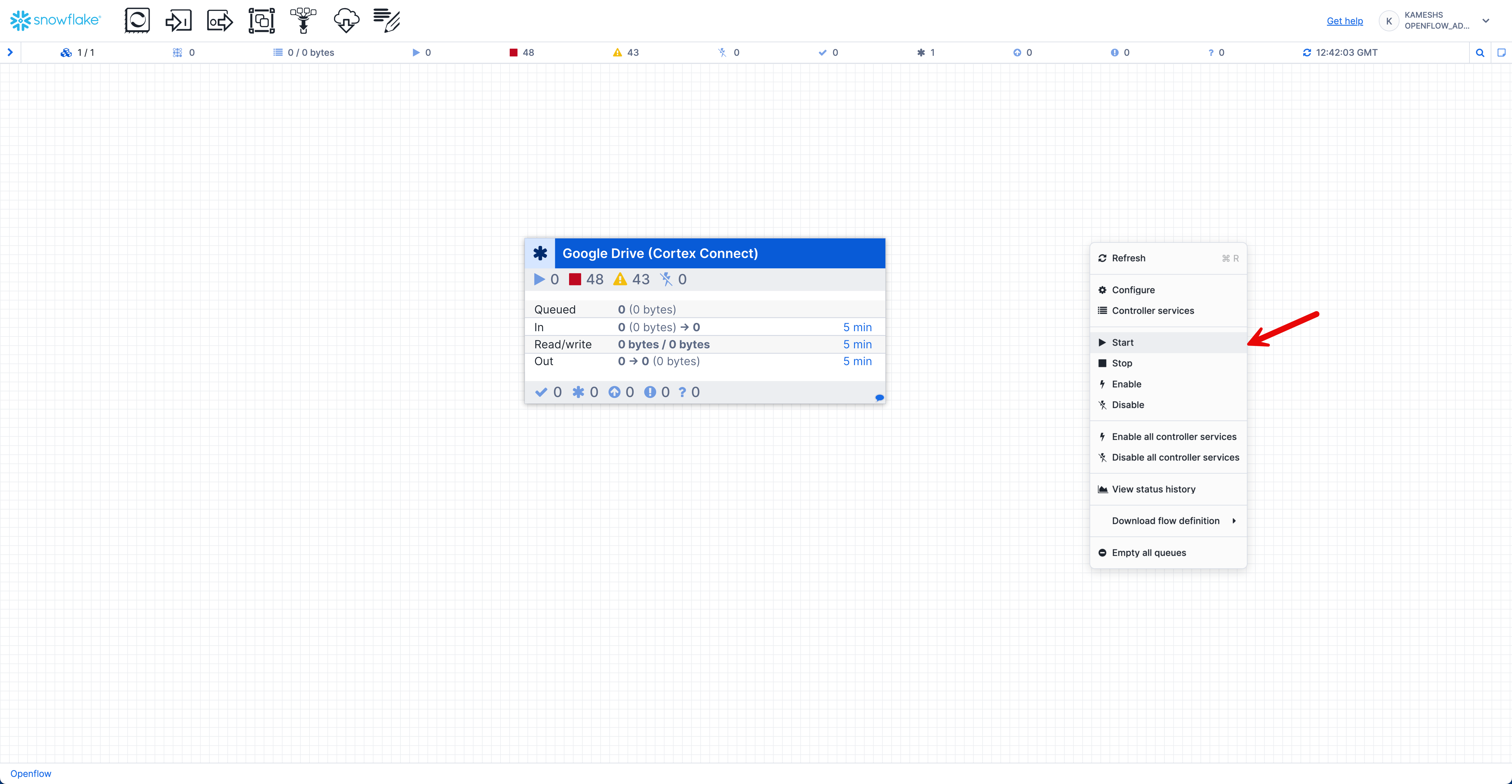 Start Pipeline