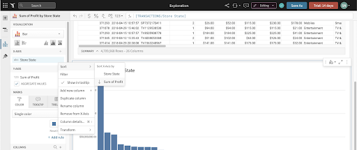 Sort Bar Chart