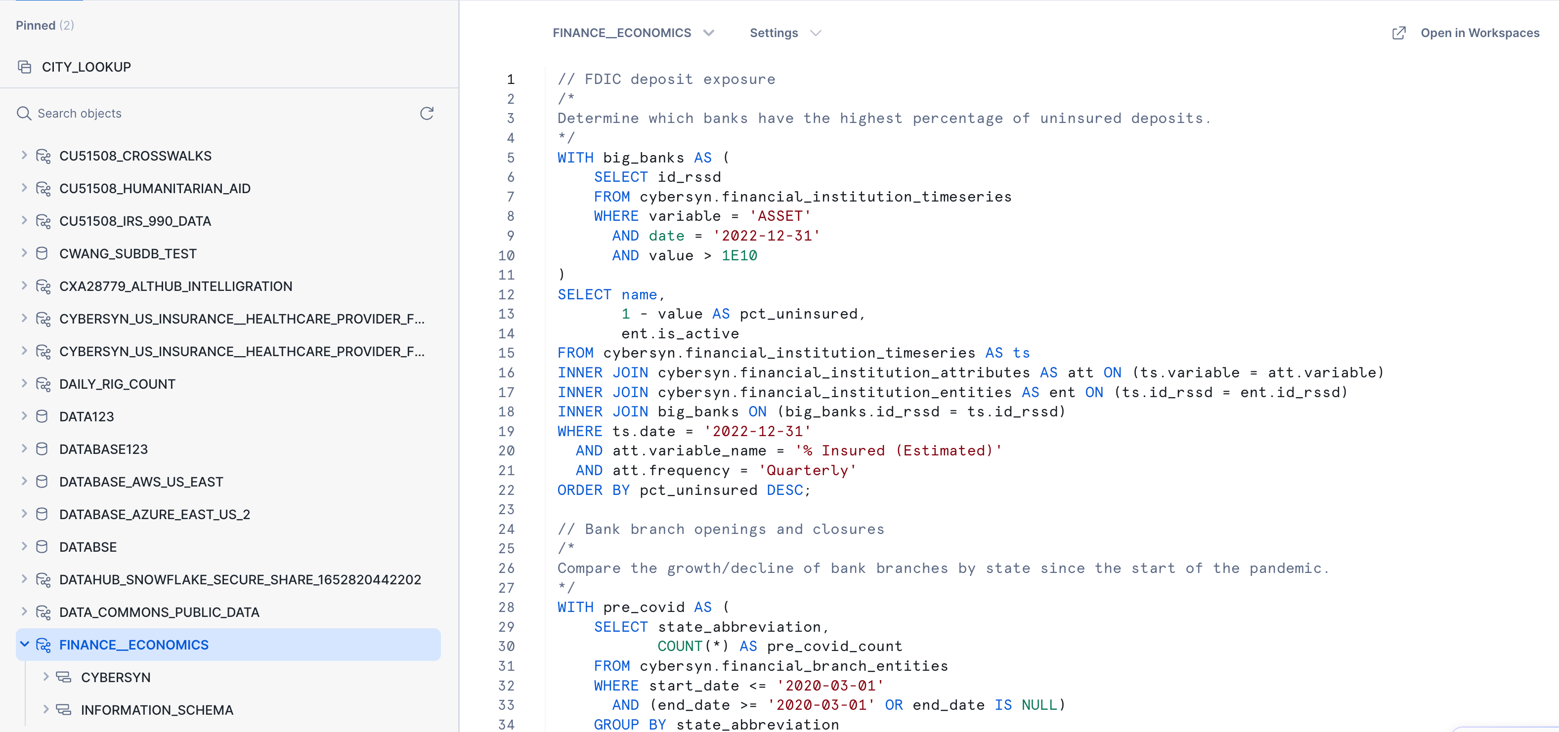 get data fields
