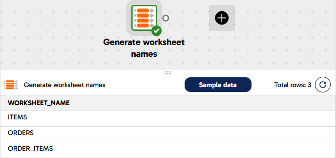 Data Sample Fixed Flow