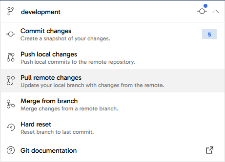 Pull Remote Changes