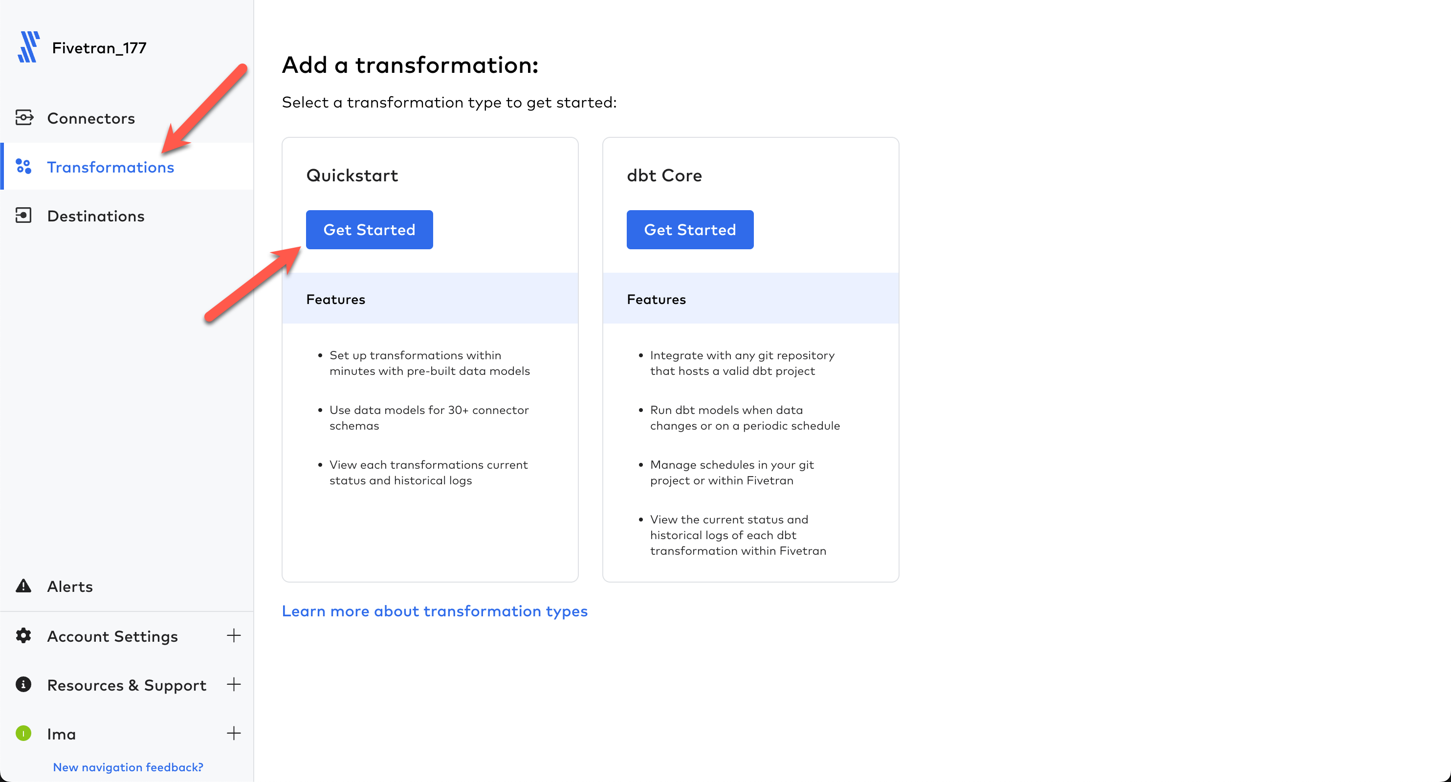 Fivetran Transform 1