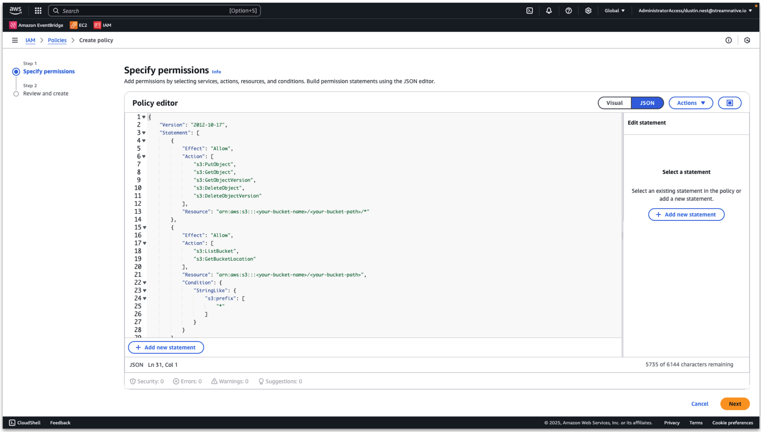 Add Snowflake Open Catalog Permissions