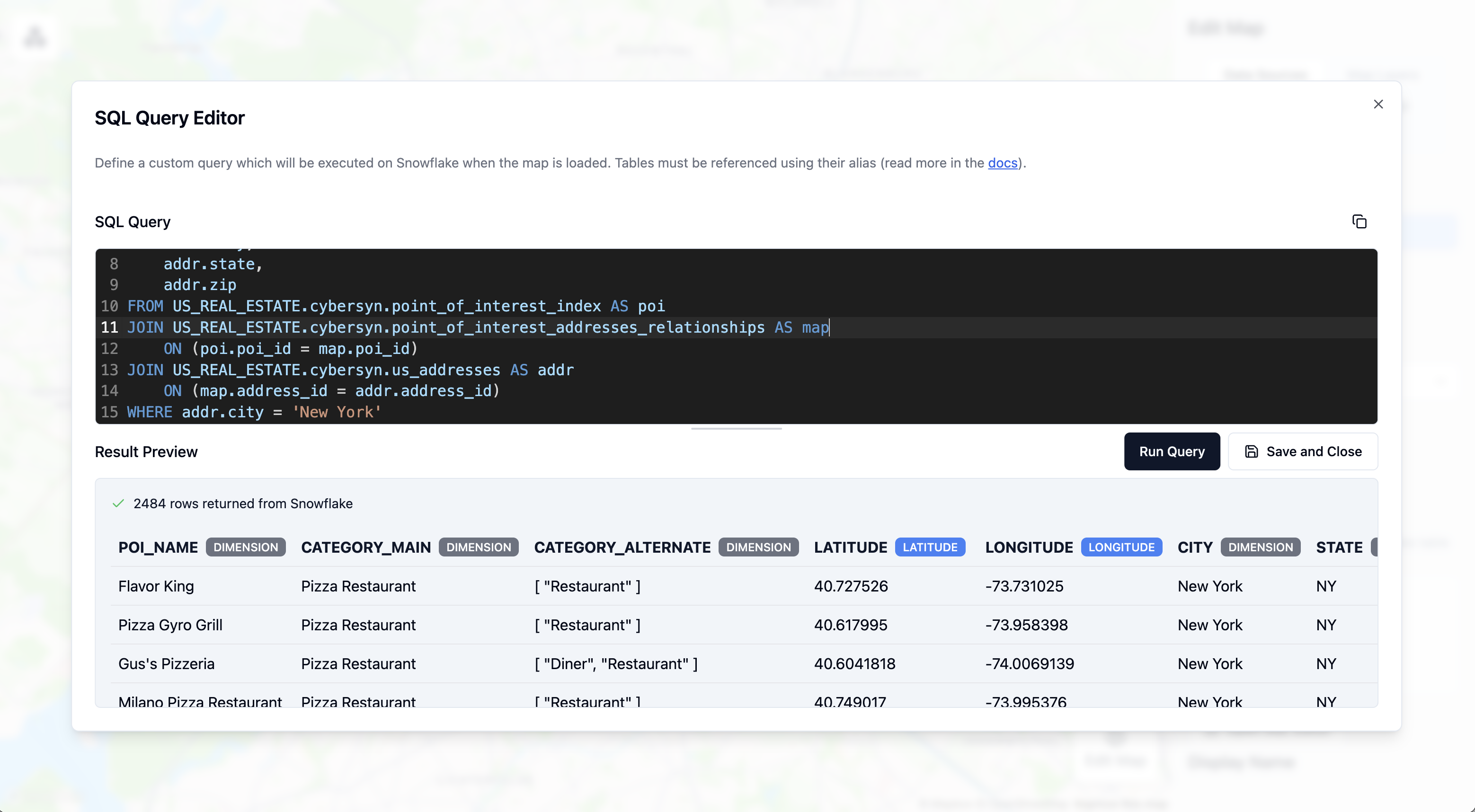 Successful Query